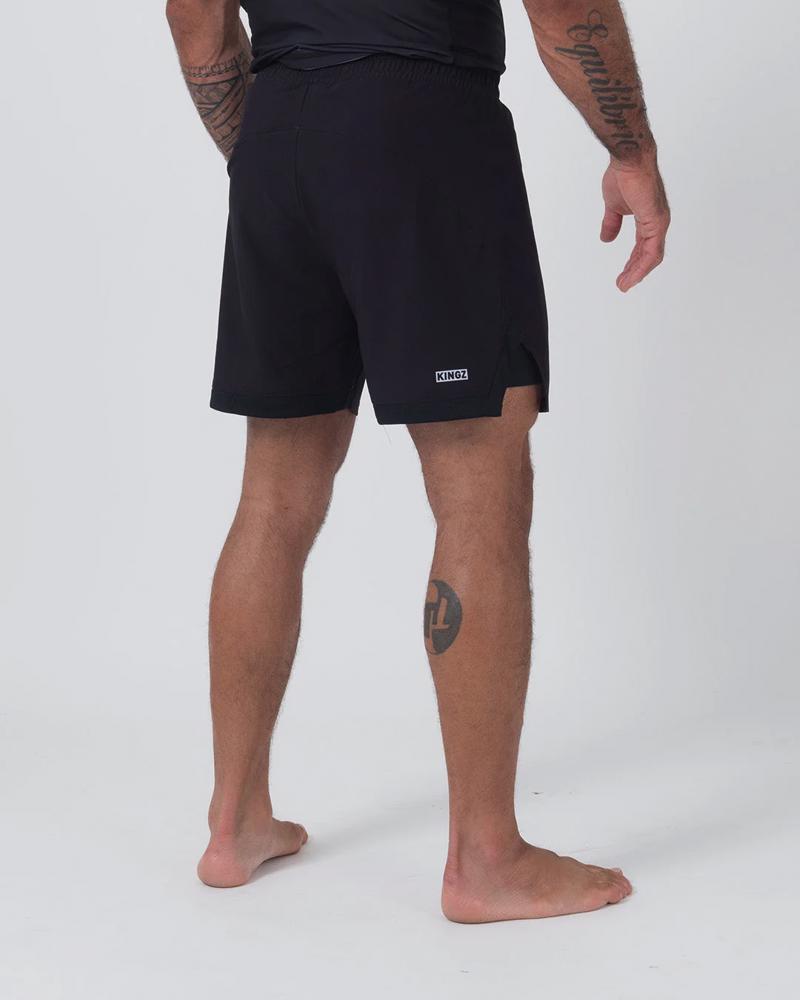 Kingz hybrid grappling Shorts-black